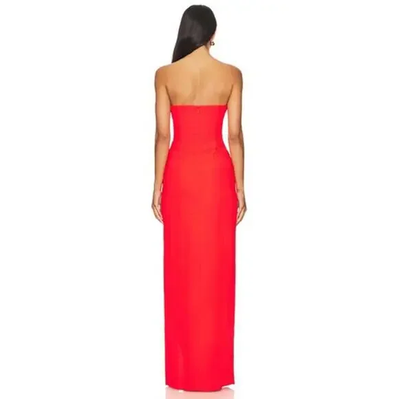 Amanda Uprichard x REVOLVE Ivy Gown in Crimson - Picture 2 of 9